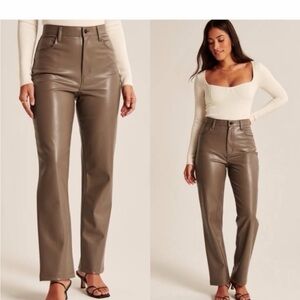 Abercrombie Leather Pants